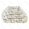 Square bed three-piece set S:48*58CM M：57*72CM L:65*83CM pattern assorted