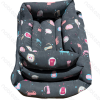 Square bed three-piece set S:48*58CM M：57*72CM L:65*83CM pattern assorted