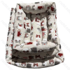 Square bed three-piece set S:48*58CM M：57*72CM L:65*83CM pattern assorted