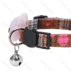 Cicada fish cat collar W1.0*L25-34cm Grey&Pink Brown&Purple