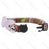 Cicada fish cat collar W1.0*L25-34cm Grey&Pink Brown&Purple