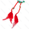 Cat teaser Santa Claus L40CM Red&Green&White
