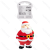 Squeaky rubber toy Santa Claus L9*W7.5*H12.4CM Red&White