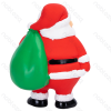 Squeaky rubber toy Santa Claus L9*W7.5*H12.4CM Red&White