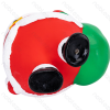 Squeaky rubber toy Santa Claus L9*W7.5*H12.4CM Red&White