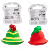Squeaky rubber toy Hat L7*W8.7*H7CM&L7*W7.5*H7 Yellow&Green Red&Green