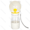 Water and food cup With carrying rope Food capacity 180ml Water capacity 236ml D7.2*H22.5cm White Grey