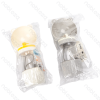 Water and food cup With carrying rope Food capacity 180ml Water capacity 236ml D7.2*H22.5cm White Grey