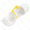 Water and food cup With carrying rope Food capacity 180ml Water capacity 236ml D7.2*H22.5cm White Grey