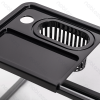 Plastic fish tank Square Middle size L37.5*W20.5*H21CM Transparent&Black