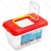 Handy breeding box L21.5*W13.5*H14CM Blue Red
