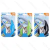 Flowing light automatic retractable leash 5m Webbing L500W1.0cm Product L18*W10.7*H3.5cm Black Blue Green