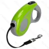 Flowing light automatic retractable leash 5m Webbing L500W1.0cm Product L18*W10.7*H3.5cm Black Blue Green