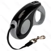 Flowing light automatic retractable leash 5m Webbing L500W1.0cm Product L18*W10.7*H3.5cm Black Blue Green