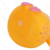 Squeaky rubber toy Big mouth monster L8.7*W7.2*H7.5CM Orange