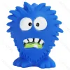 Squeaky rubber toy Spiky monster L8*W6.2*H9.5CM Purple