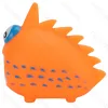 Squeaky rubber toy One-eyed monster L10*W6.5*H9.5CM Orange