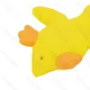 Nobleza Squeaky rubber toy Duck L18*W12.8*H5CM Yellow Green Pink