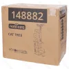 Nobleza Cat tree L77*W40*H190cm (Leaf not included) Leaf 32cm Dark grey