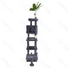 Nobleza Cat tree L77*W40*H190cm (Leaf not included) Leaf 32cm Dark grey