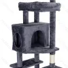 Nobleza Cat tree L77*W40*H190cm (Leaf not included) Leaf 32cm Dark grey