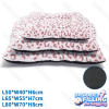 3-piece set of flannel clipping and carving cushion L50*W40*H6cm L65*W55*H7cm L80*W70*H8cm Pink