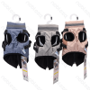 Reflective harness water-resistant cotton clothes S-25cm Grey Blue Pink