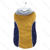 Color-block lapel water-resistant vest XXL-45cm Blue Red Yellow