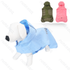 Reflective webbing hooded raincoat L-35cm Green Blue Pink