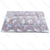 Dinosaur jacquard flannel mat L55*W40cm Grey