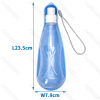 Butelka na napoje 413 ml niebieska 23,5x7,9 cm
