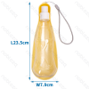 Butelka do picia 413 ml żółta 23,5x7,9 cm