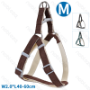 Szelki lrozmiar M 2x40-60 cm czarne zielone brązowe