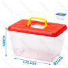 Handy breeding box L32.5*W21*H20CM Blue Red