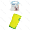 Squeaky rubber toy Totem mpnster L6*W5.5*H10.8CM Green&Yellow
