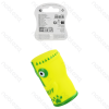Squeaky rubber toy Totem mpnster L6*W5.5*H10.8CM Green&Yellow