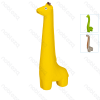 Squeaky rubber toy Dinosaur Giraffe Elephant L10.5*W5.5*H21.8CM Green Yellow Grey