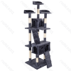 Cat tree L58*W72*H170cm Dark grey