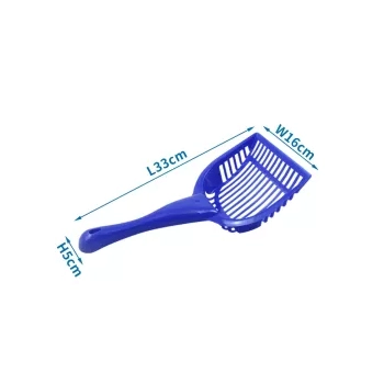Plastikowa łopatka z sitkiem do żwirku rozmiar M 33x16x5 cm Nobleza — zdjęcie 2