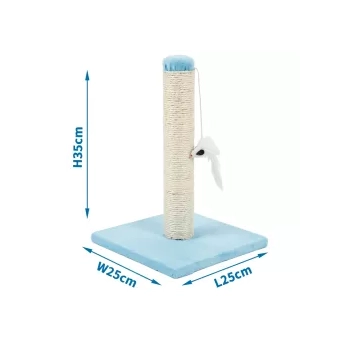 Drapak dla kota drzewko do ostrzenia pazurków z zabawką 25x25x35 cm Nobleza — zdjęcie 2