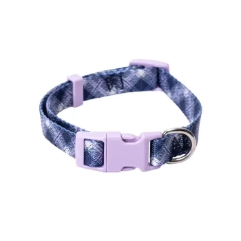 Obroża termiczna W2,5 x 45-60 cm fioletowo-niebiesko-różowa — zdjęcie 3