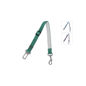 Pas samochodowy bawełniany 2,5 cm 40-60 cm zielono-niebiesko-fioletowy — zdjęcie 2