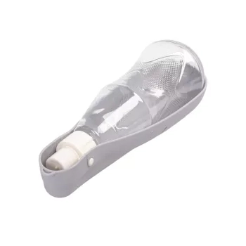 Butelka 413 ml szara 23,5x7,9 cm — zdjęcie 2