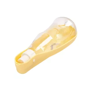 Butelka do picia 413 ml żółta 23,5x7,9 cm — zdjęcie 2