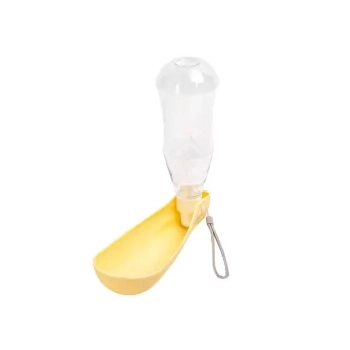Butelka do picia 413 ml żółta 23,5x7,9 cm — zdjęcie 4