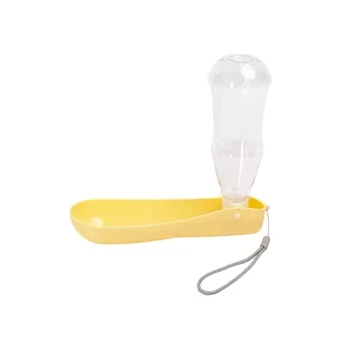 Butelka do picia 413 ml żółta 23,5x7,9 cm — zdjęcie 5
