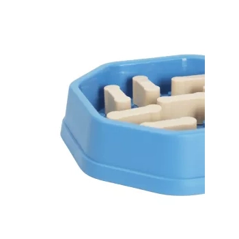 Regulowana miska do karmienia 490 ml 20x20x4,5 cm niebieska — zdjęcie 6