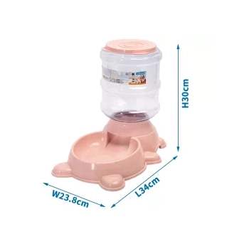 Automatyczne karmidło miś 3,84 l różowe 34x23,8x30 cm — zdjęcie 5