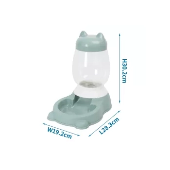 Automatyczne karmidło 2,31 l zielone 28,3x19,2x30,2 cm — zdjęcie 4