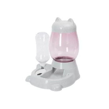 Automatyczne karmidło i poidło 2,31L + 0,53L szare 27x26x30 cm — zdjęcie 2